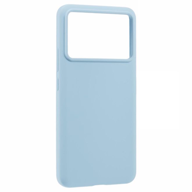 Xiaomi Poco F6 Pro 5G Handy Hülle - Softcase - Liquid Silicone Series - hellblau