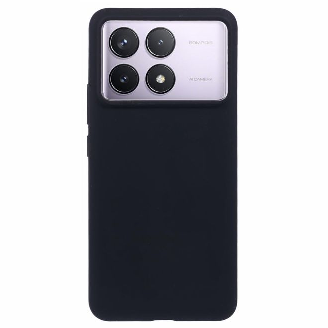 Xiaomi Poco F6 Pro 5G Handy Hülle - Softcase - Liquid Silicone Series - schwarz