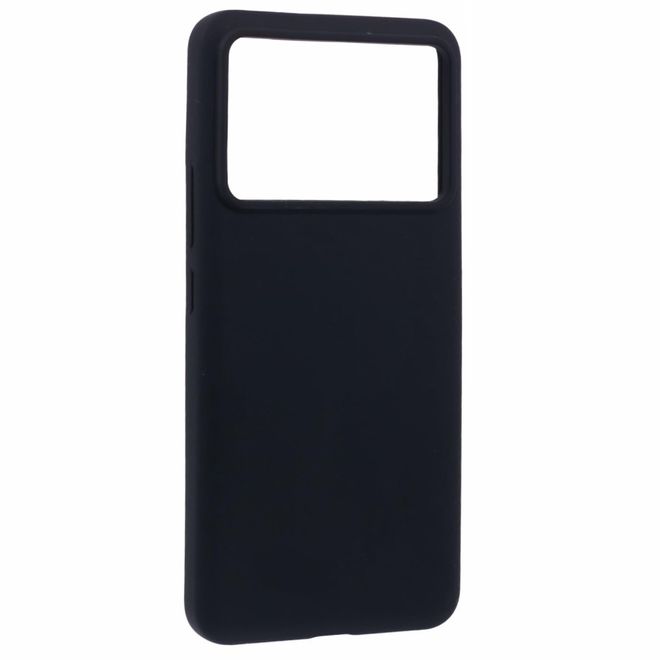 Xiaomi Poco F6 Pro 5G Handy Hülle - Softcase - Liquid Silicone Series - schwarz