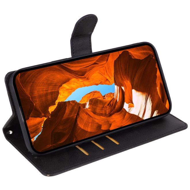 OnePlus Nord 4 Handy Hülle - Classic II Leder Bookcover Series - schwarz