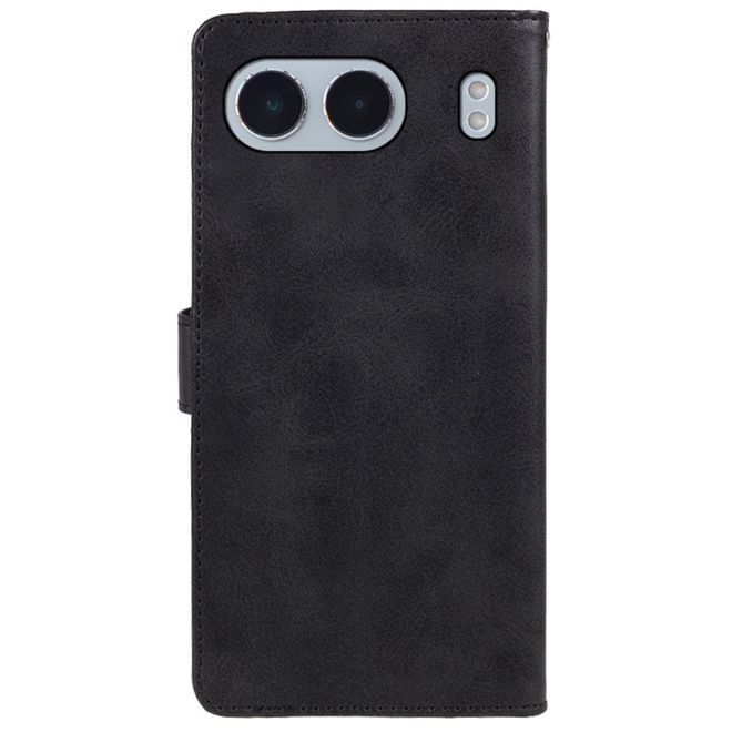 OnePlus Nord 4 Handy Hülle - Classic II Leder Bookcover Series - schwarz