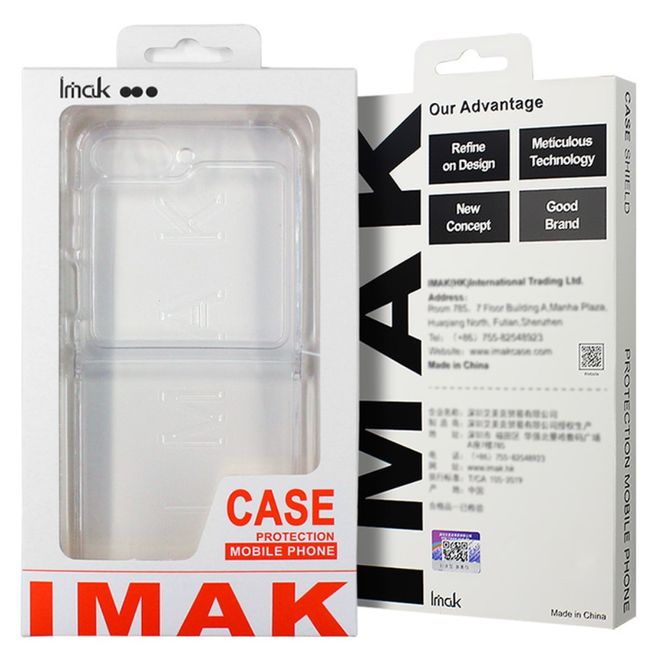 Imak - Motorola Razr 50 5G Hülle - Softcase aus TPU - UX-6 Series - transparent