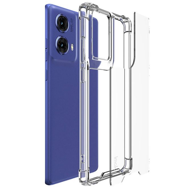Imak - Motorola Moto G85 5G Handy Hülle - robustes Hardcase - transparent