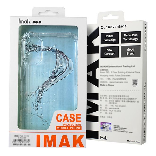 Imak - Motorola Moto G85 5G Handy Hülle - robustes Hardcase - transparent