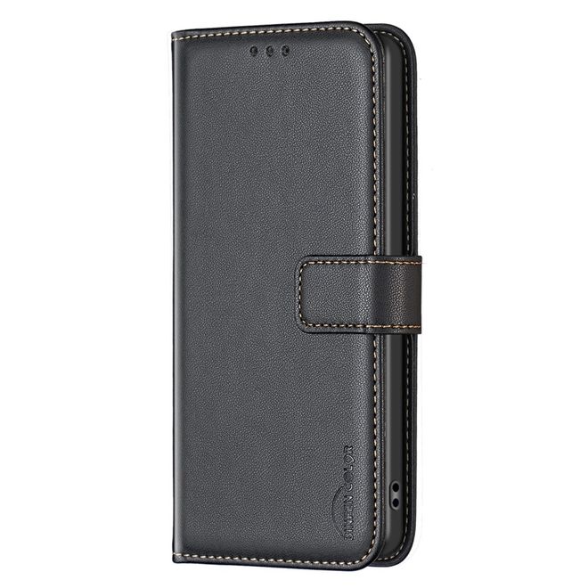 Honor X6b Handy Hülle - Classic II Leder Bookcover Series - schwarz