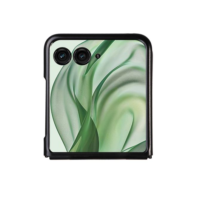 Motorola Razr 50 Ultra 5G Handy Hülle - Litchi Leder Hardcase Series - schwarz