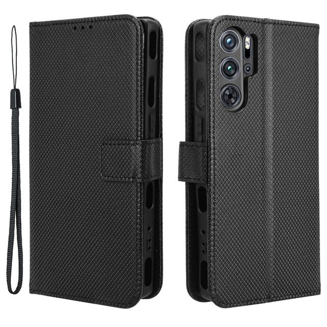 ZTE nubia Red Magic 9 Pro Handy Hülle - Classic II Leder Bookcover Series - schwarz