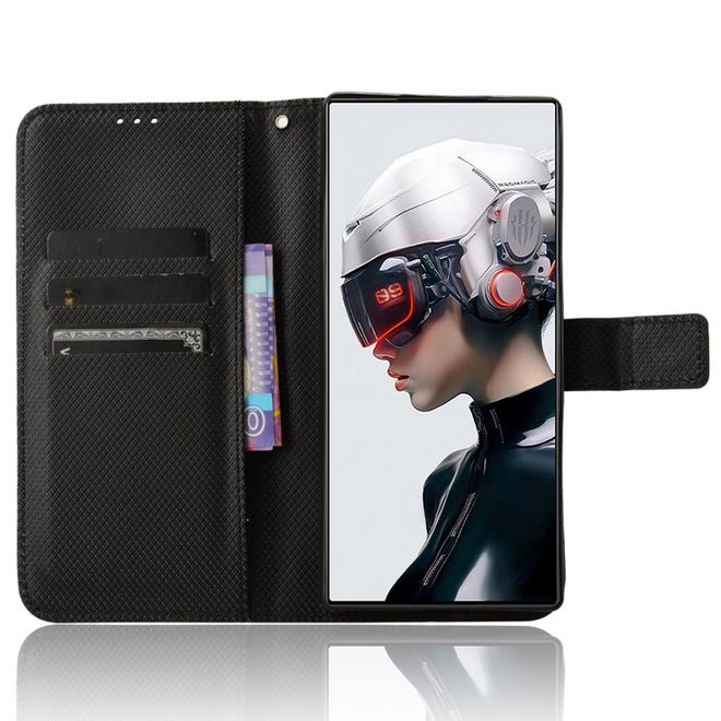 ZTE nubia Red Magic 9 Pro Handy Hülle - Classic II Leder Bookcover Series - schwarz