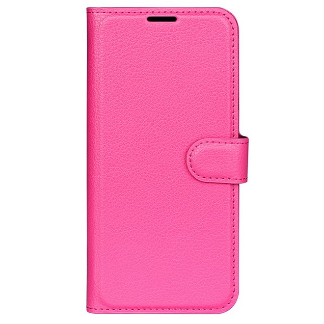 Nothing Phone (2a) / (2a) Plus Handy Hülle - Litchi Leder Bookcover Series - pink
