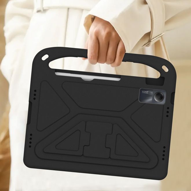 Xiaomi Redmi Pad SE Schockresistente EVA Plastik Schaum Tablet Hülle - schwarz