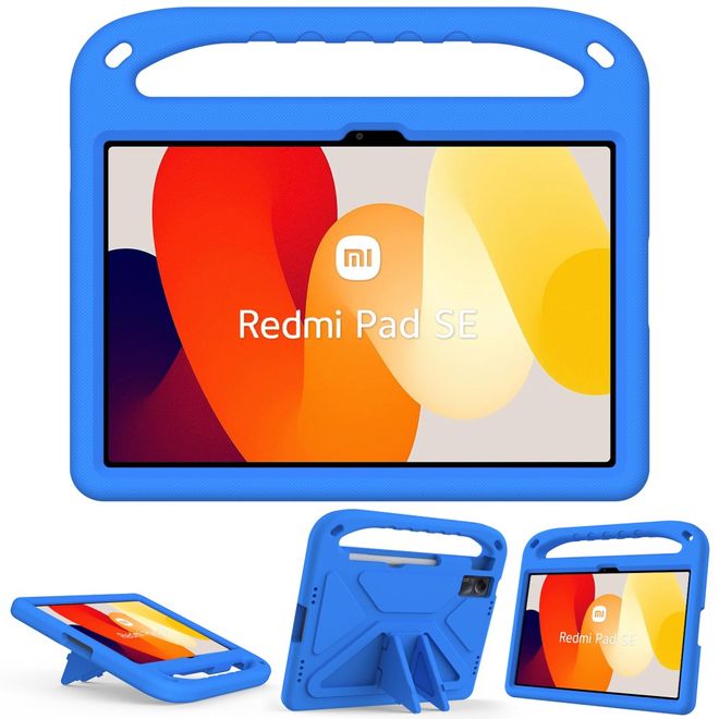 Xiaomi Redmi Pad SE Schockresistente EVA Plastik Schaum Tablet Hülle - blau