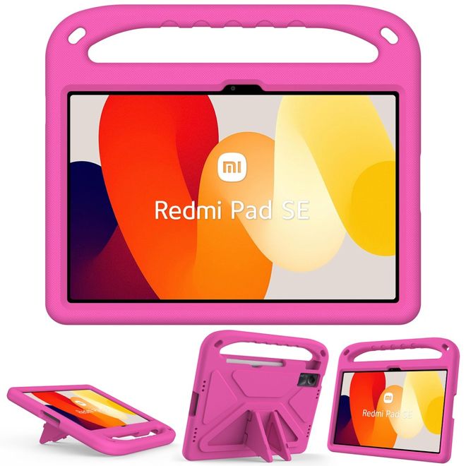 Xiaomi Redmi Pad SE Schockresistente EVA Plastik Schaum Tablet Hülle - rosa
