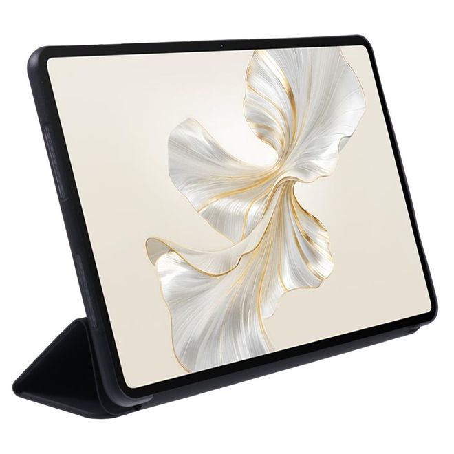 Honor Pad 9 Leder Hülle - dreifach faltbar - schwarz