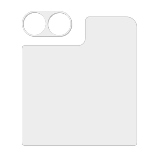 Motorola Razr 50 5G Kamera + schmales Display Schutzglas - transparent