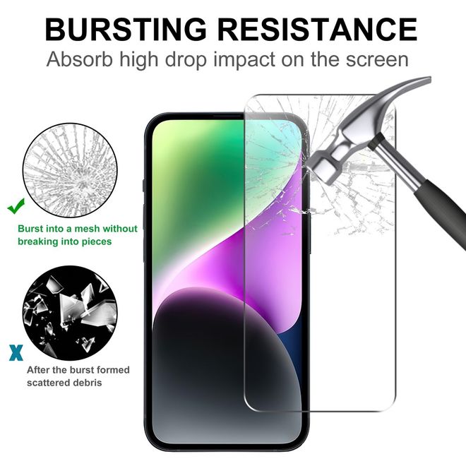Xiaomi Poco F6 Pro 5G Schutzglas Displayschutz - Panzer Glas - 0.3mm dick - transparent