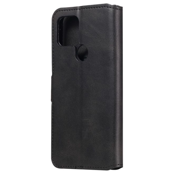Google Pixel 5 Handy Hülle - Classic II Leder Bookcover Series - schwarz