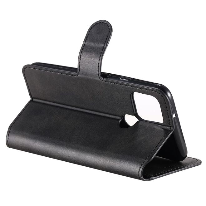 Google Pixel 5 Handy Hülle - Classic II Leder Bookcover Series - schwarz