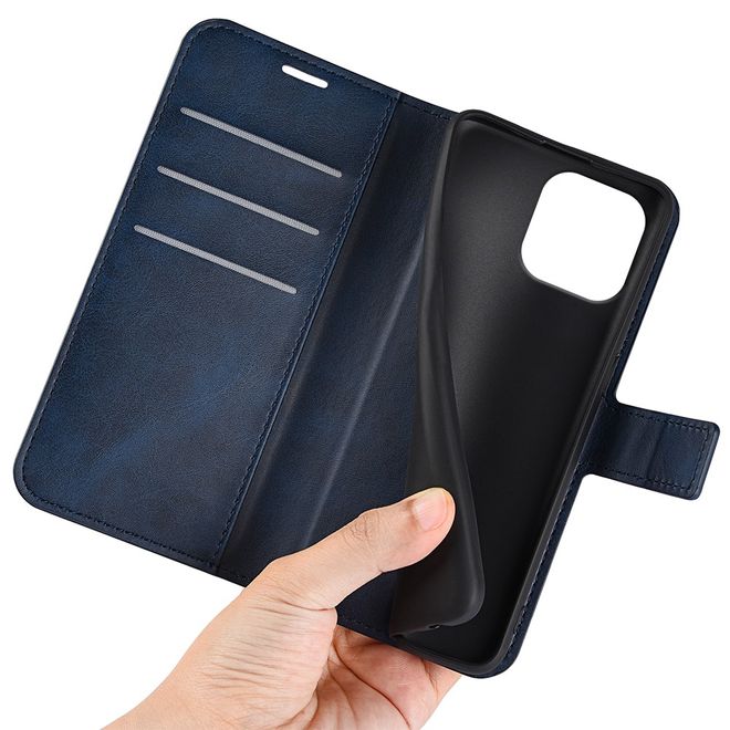 iPhone 16 Pro Phone Case - Classic II Leather Bookcover Series - Blue