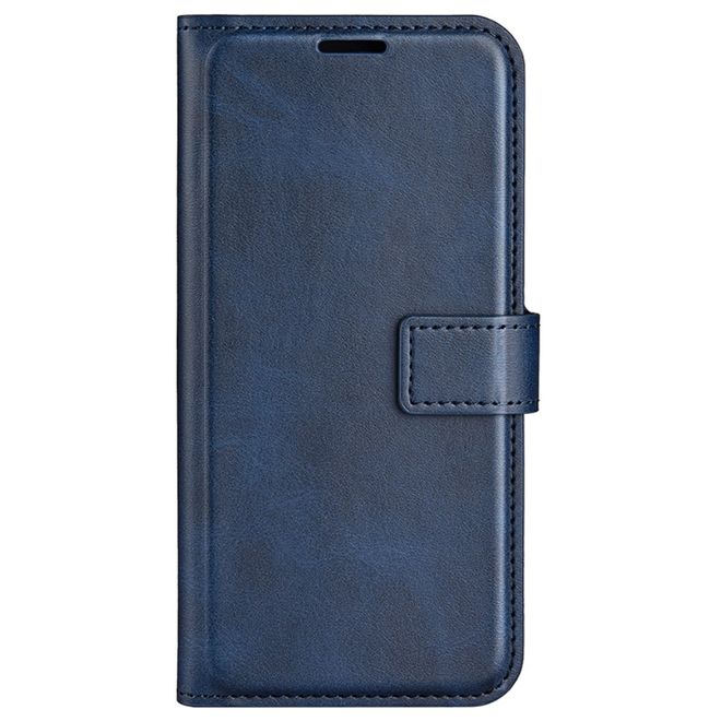 iPhone 16 Pro Phone Case - Classic II Leather Bookcover Series - Blue