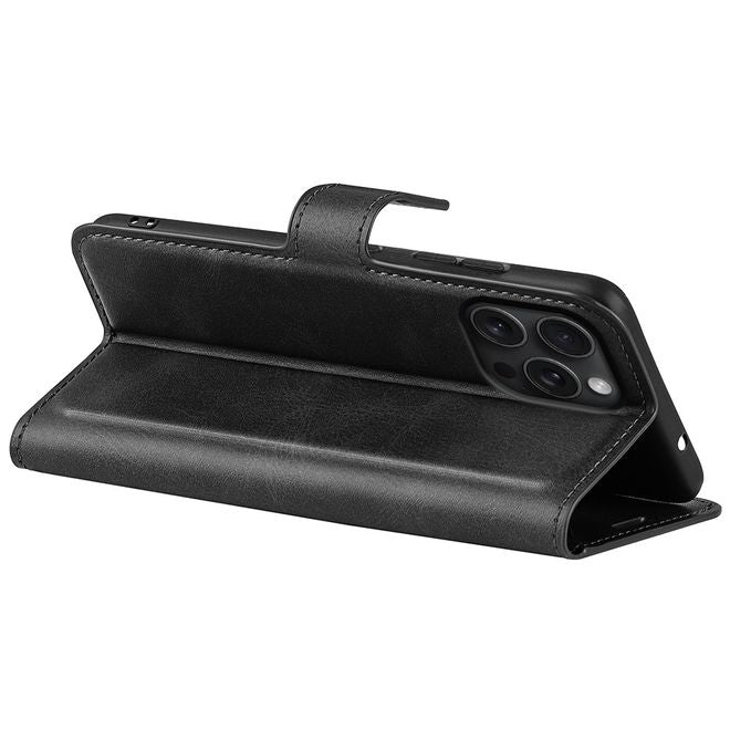 Étui pour iPhone 16 Pro Max - Collection Classic II en cuir - Noir