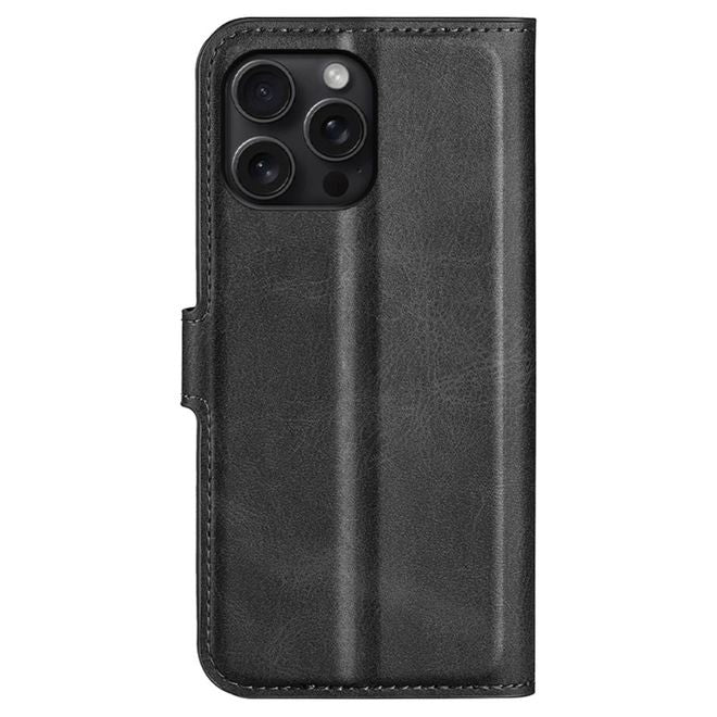 Étui pour iPhone 16 Pro Max - Collection Classic II en cuir - Noir
