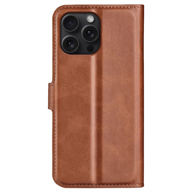 Étui pour iPhone 16 Pro Max - Collection Classic II en cuir - Marron clair