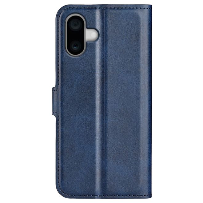 Étui pour iPhone 16 Plus - Collection Classic II en cuir - Bleu