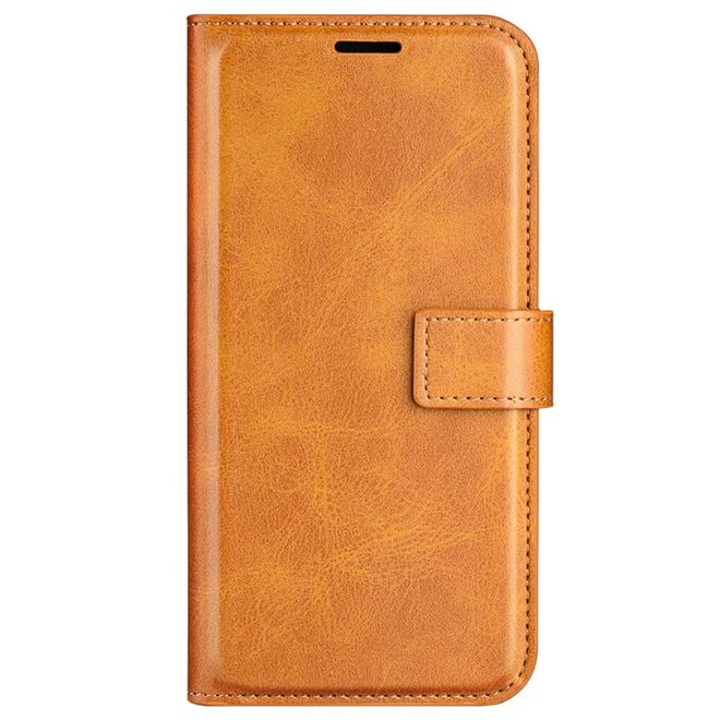 iPhone 16 Phone Case - Classic II Leather Bookcover Series - Yellow