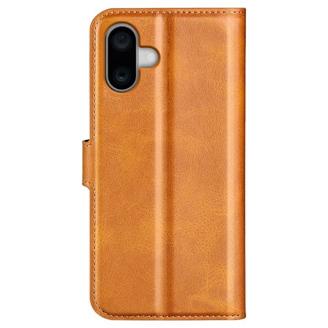 iPhone 16 Phone Case - Classic II Leather Bookcover Series - Yellow