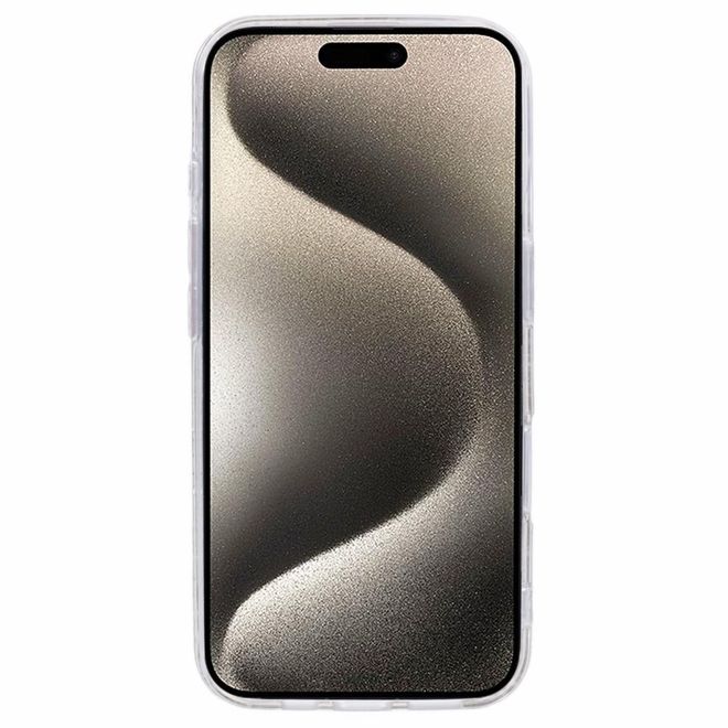 iPhone 16 Plus Handy Hülle - Glitzer TPU Softcase Series - pink