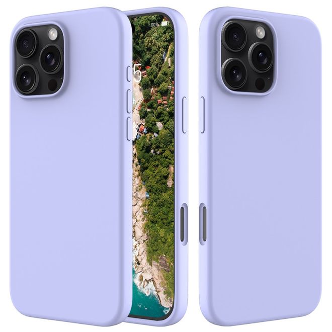 iPhone 16 Pro Max Phone Case - Softcase - Liquid Silicone Series - Purple