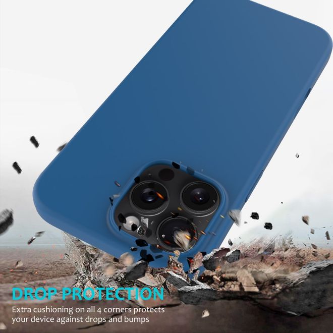 iPhone 16 Pro Max Phone Case - Softcase - Liquid Silicone Series - Blue