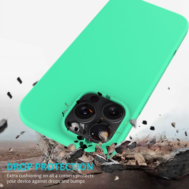 iPhone 16 Pro Max Phone Case - Softcase - Liquid Silicone Series - Green