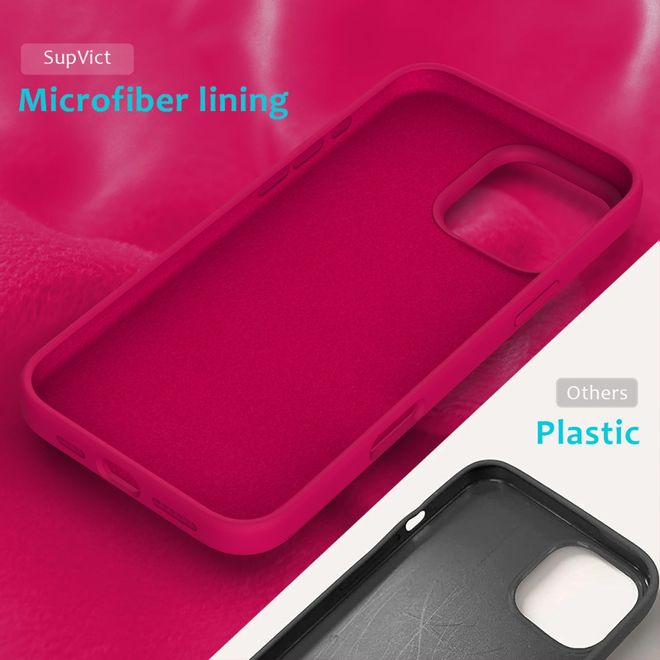 iPhone 16 Pro Max mobile phone case - soft case - Liquid Silicone Series - pink
