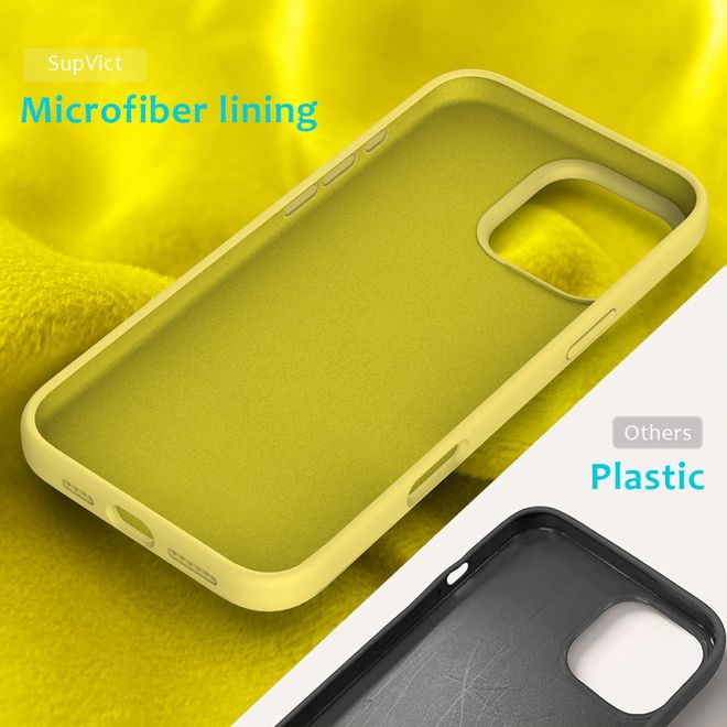 iPhone 16 Pro Max Phone Case - Softcase - Liquid Silicone Series - Yellow