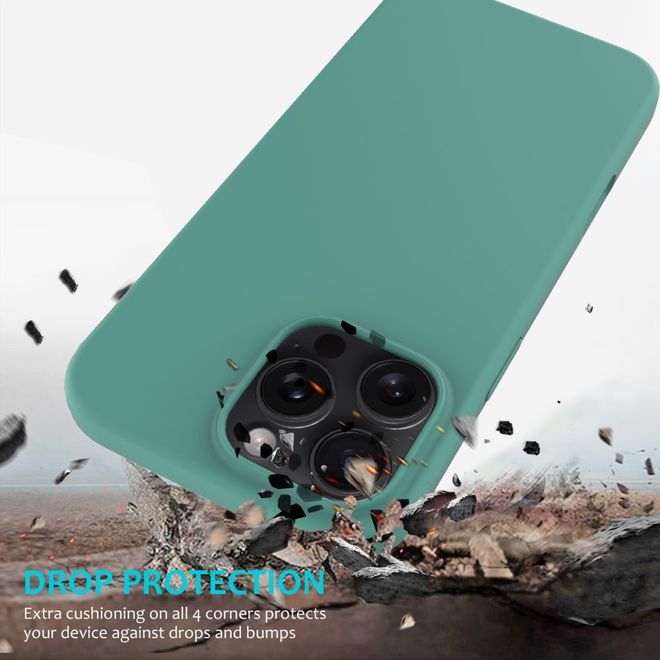 iPhone 16 Pro Max Phone Case - Softcase - Liquid Silicone Series - Dark Green