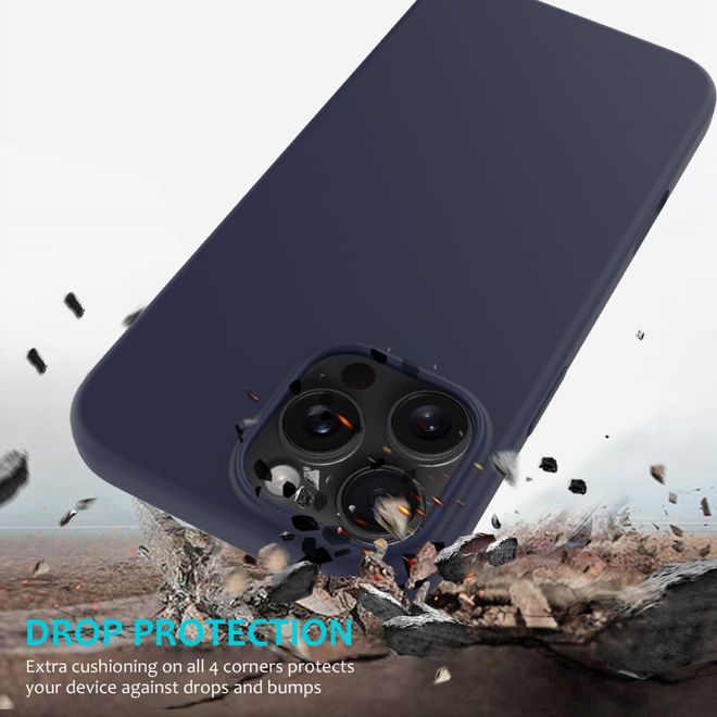 iPhone 16 Pro Max Phone Case - Softcase - Liquid Silicone Series - Dark Blue