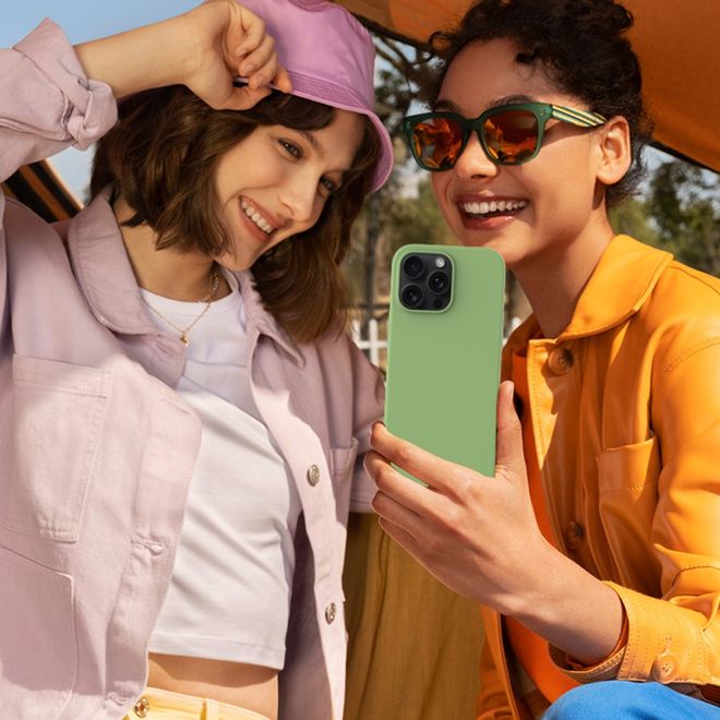 iPhone 16 Pro Handy Hülle - Softcase - Liquid Silicone Series - mint