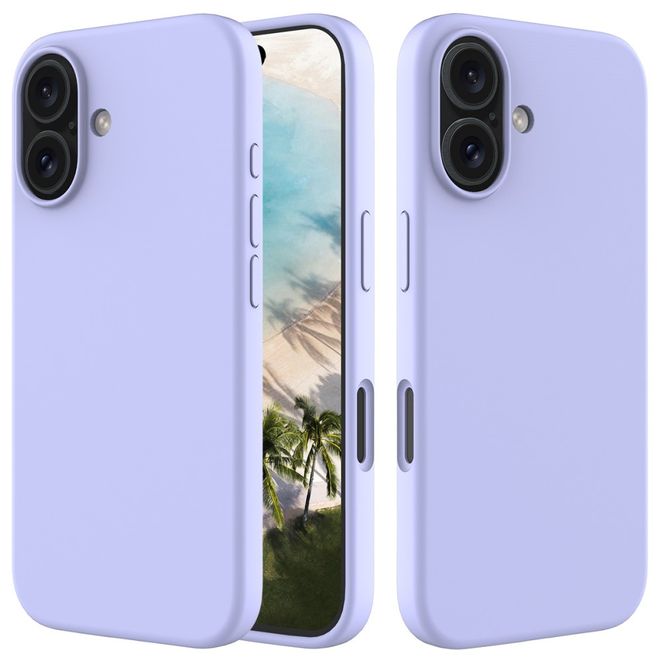 iPhone 16 Phone Case - Softcase - Liquid Silicone Series - Purple