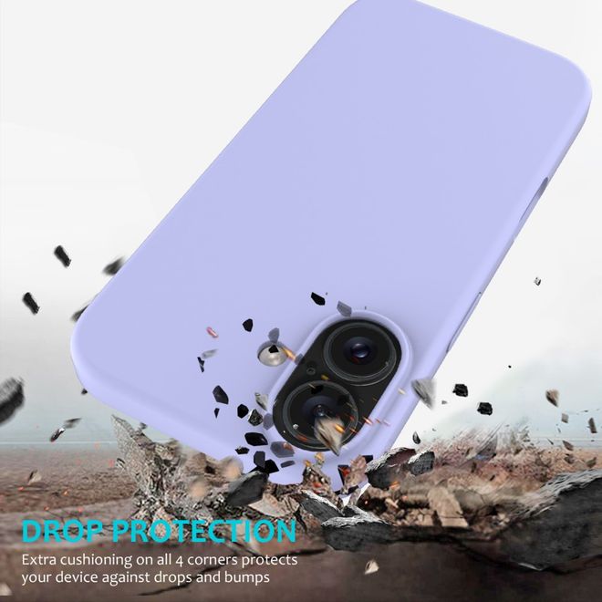 iPhone 16 Phone Case - Softcase - Liquid Silicone Series - Purple