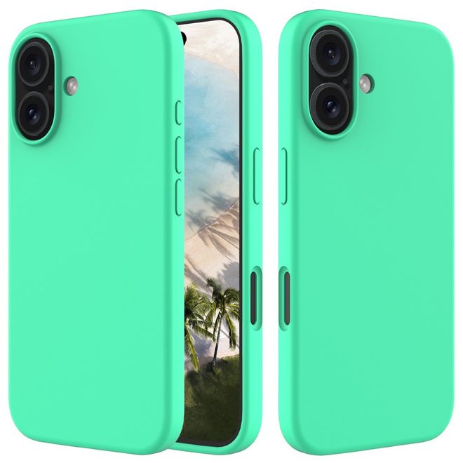 iPhone 16 Phone Case - Softcase - Liquid Silicone Series - Green