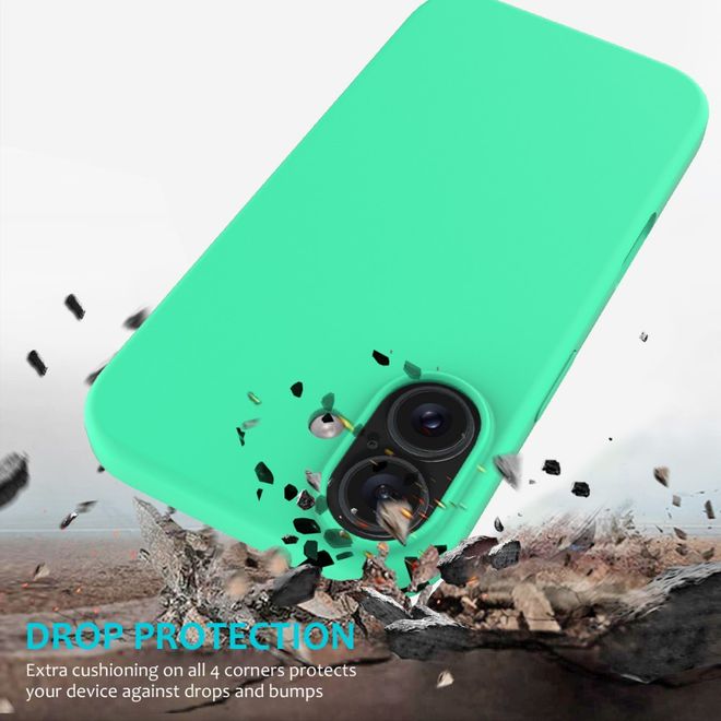 iPhone 16 Phone Case - Softcase - Liquid Silicone Series - Green