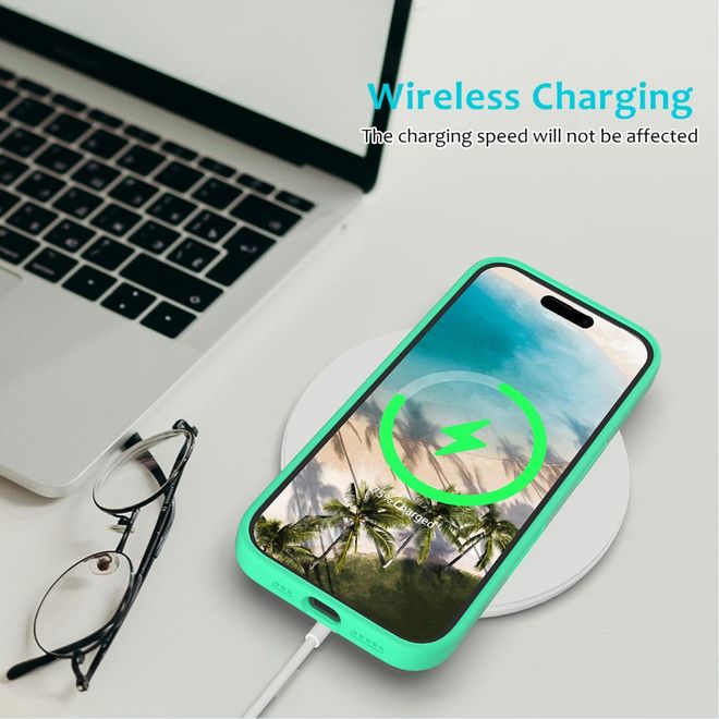 iPhone 16 Phone Case - Softcase - Liquid Silicone Series - Green