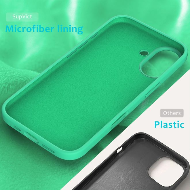 iPhone 16 Phone Case - Softcase - Liquid Silicone Series - Green