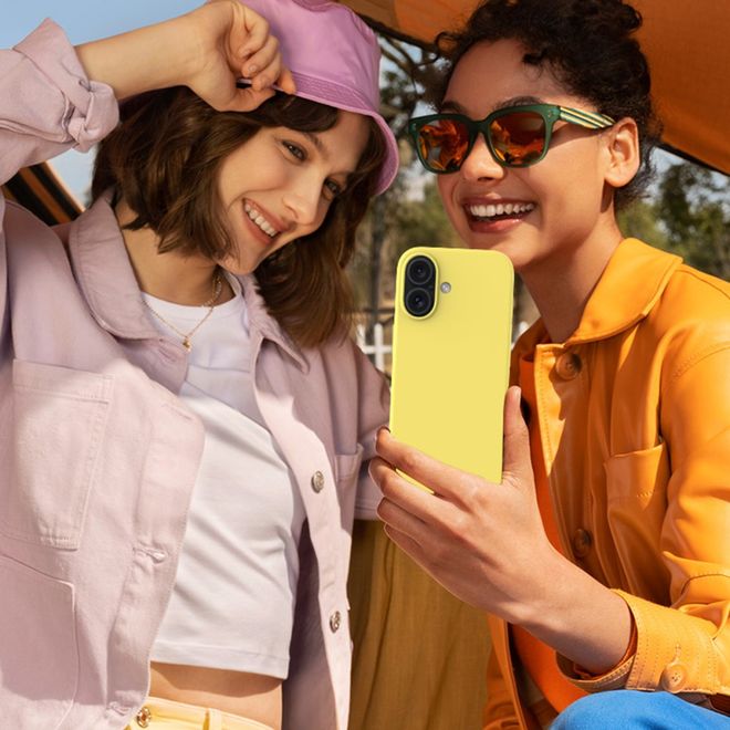 iPhone 16 Phone Case - Softcase - Liquid Silicone Series - Yellow