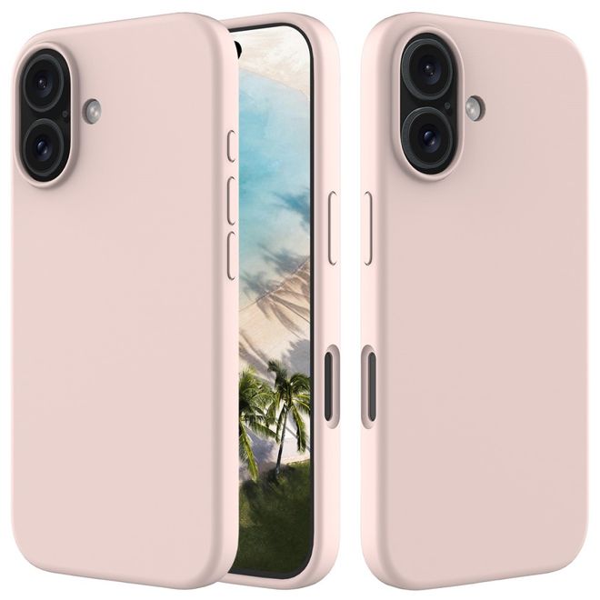 iPhone 16 Phone Case - Softcase - Liquid Silicone Series - Pink