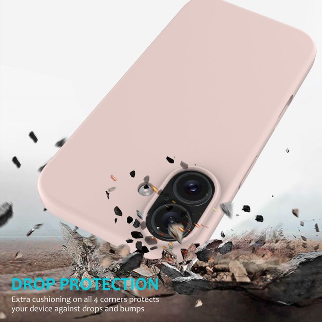 iPhone 16 Phone Case - Softcase - Liquid Silicone Series - Pink