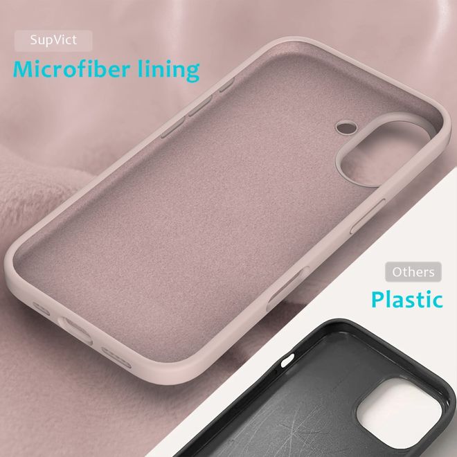 iPhone 16 Phone Case - Softcase - Liquid Silicone Series - Pink