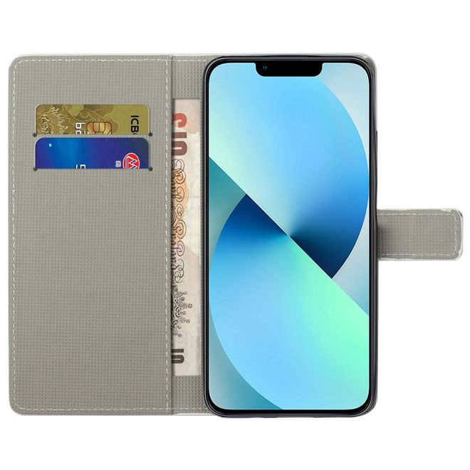 iPhone 16 Pro Max Handy Hülle - Leder Bookcover Image Series - Lotus