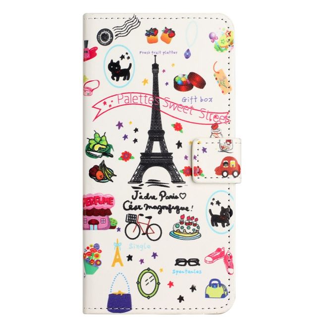 Étui pour iPhone 16 Pro Max - Collection Couverture Livre en Cuir - Paris
